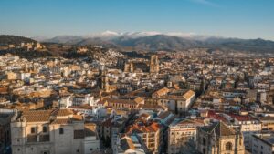 Aerial view of Granada