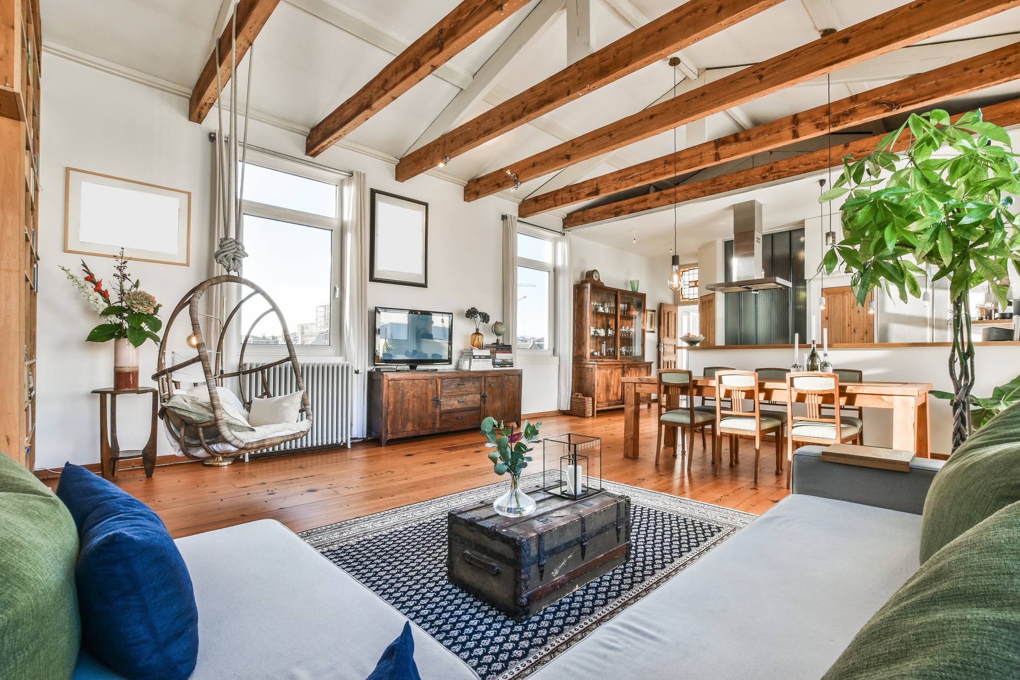 Living room of a modern apartment