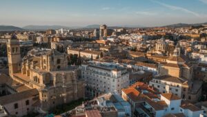 Aerial view of Granada