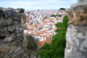 Top view of roofs in granada