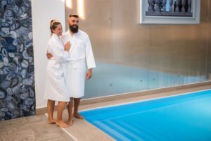 Couple at spa