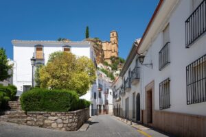 Montefrio and Iglesia de la Villa Church former Montefrio Castle - Montefrio, Andalusia, Spain